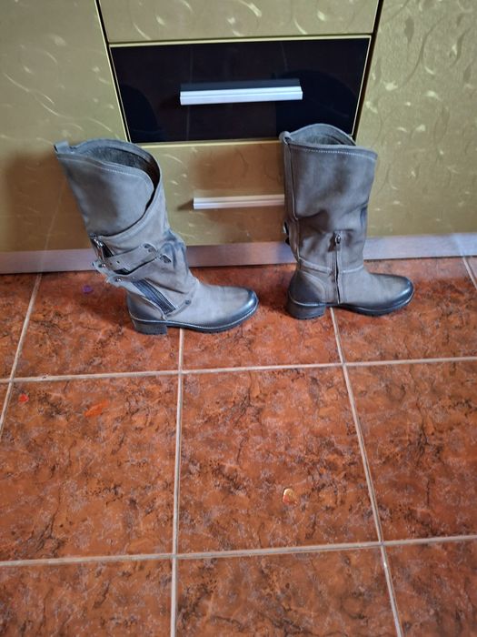 Cizme piele antiderapante