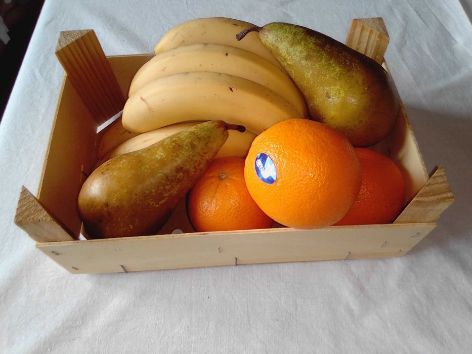 декоративна щайга за плодове