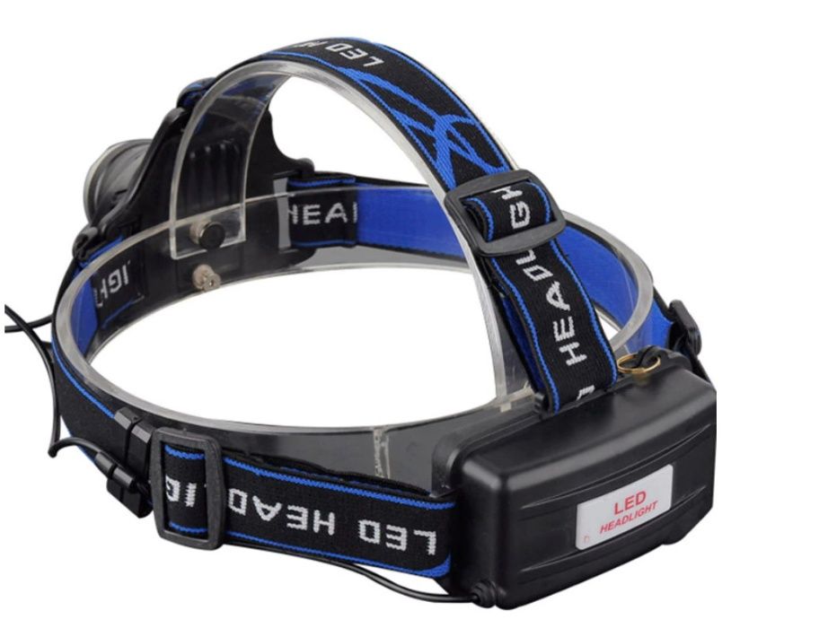 LANTERNA frontala LED "CREE" acumulator inclus