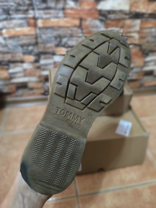 Tommy  Jeans Боти  естествена кожа