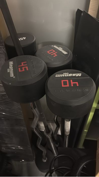 Bare Z pentru sală – Magnum + bară Z simplă (40–45 kg)