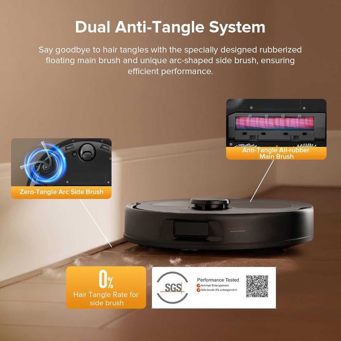 НОВА Прахосмукачка Робот Roborock QV 35S  10,000Pa