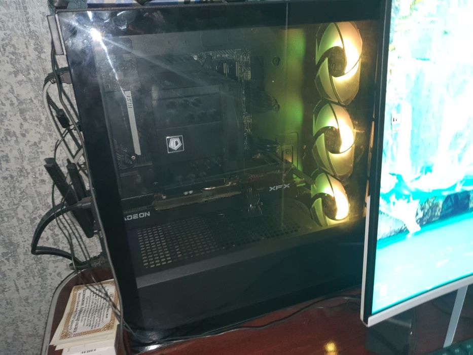 Игровой компьютер i5 12400 rx 6600xt ддр4 32g 1тб