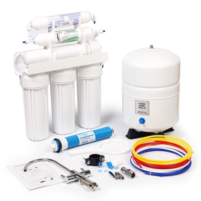 Профессиональная установка фильтра обратного осмоса