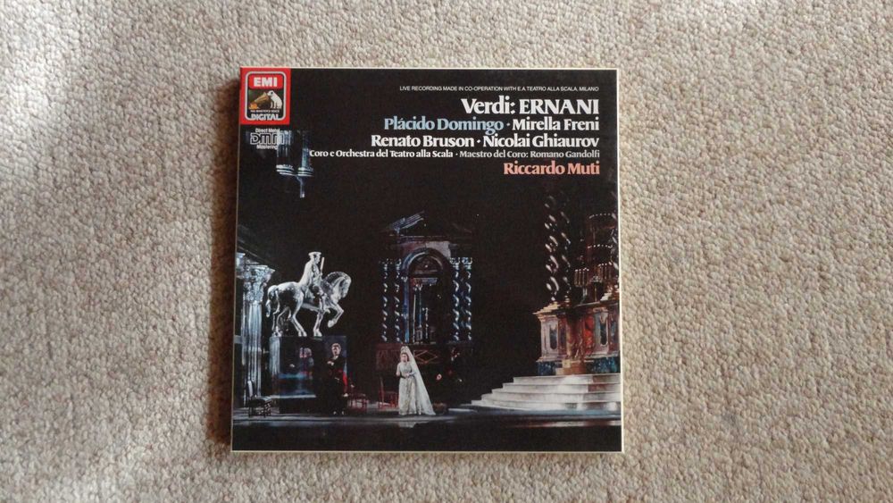 Vinil placa Giuseppe Verdi, Placido Domingo