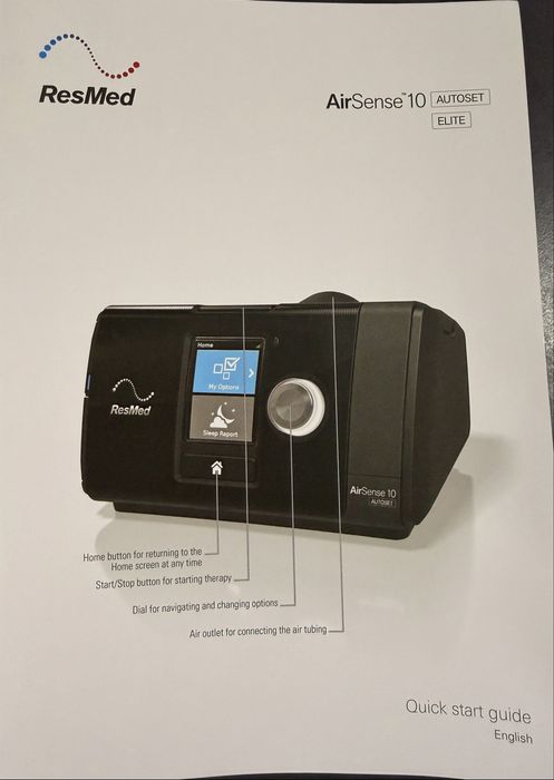 Aparat tratare apnee ResMed AirSense 10 AutoSet, AutoCPAP