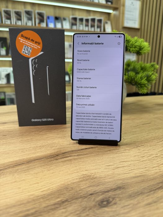 ‼️Samsung S25 Ultra 512Gb Titanium Gray - Sanatate bat.100% - Garantie 12 luni