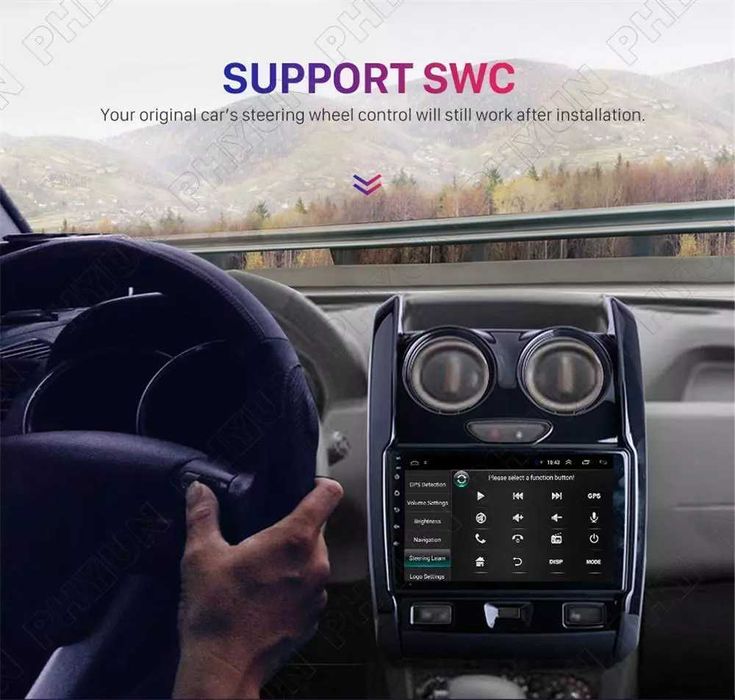 Мултимедия Двоен дин за Renault Duster навигация 2 DIN с Android Рено