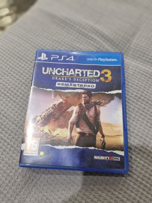 Uncharted 3 Remastered PS4 НОВА, разпечатана