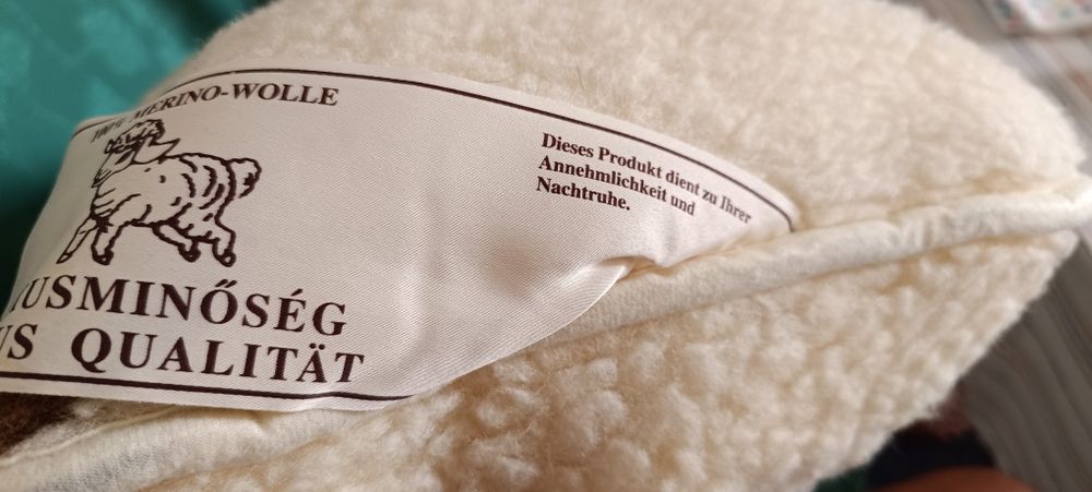 Vand set patura + doua perne - lana Merinos