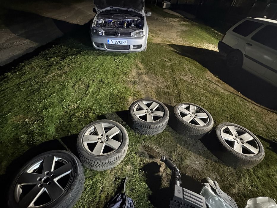 Джанти 17 цола 5 броя с гуми 5х112 57.1