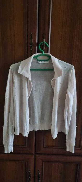 Cardigan superb cu perle