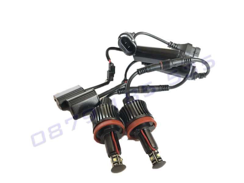 LED крушки ангелски BMW E63 E84 E70 лед фарове бмв е70 angel eyes