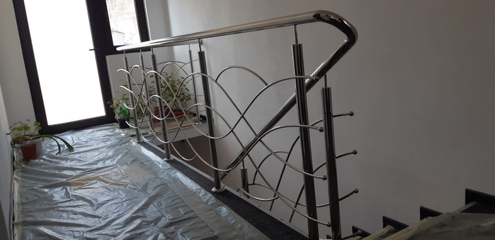 Balustrade inox,sticla. Modele