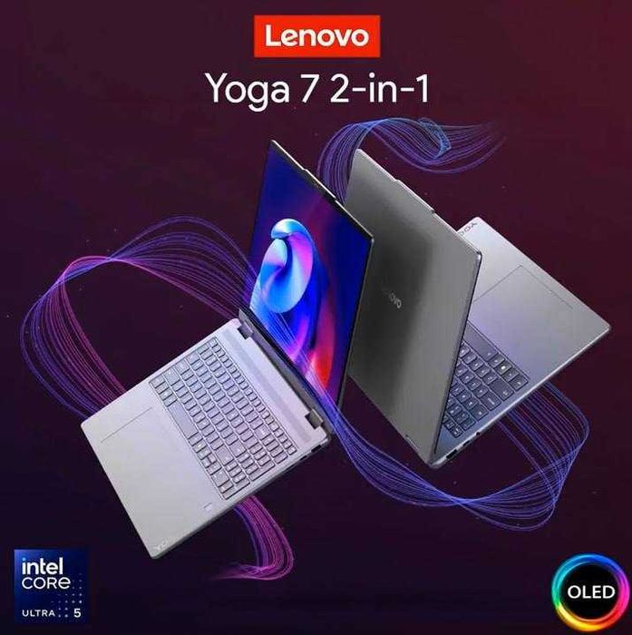 Lenovo Yoga 7 2‑in‑1 Ultra 5-226V,16GB,512GB SSD, OLED Nout.uz