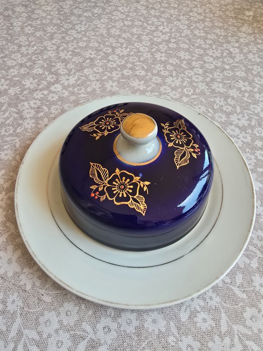 Фарфоровая крышка масленица ЛФЗ