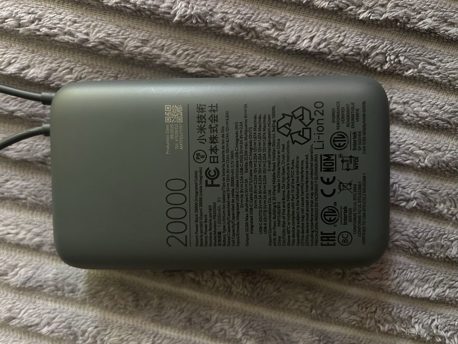 Power bank Xiaomi 20000mAh