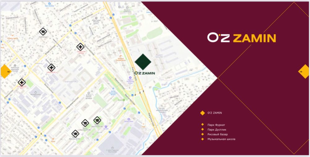 Продается 2-х комнатная квартира в новом жилом комплексе O'Z Zamin!