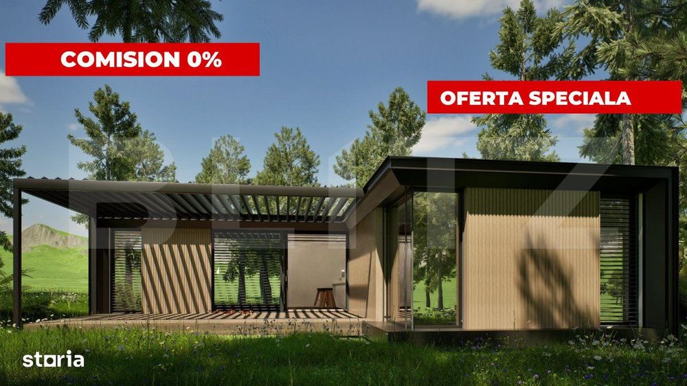 Casa pasiva certificabila de vanzare, 2 camere, 90 mp, Brasov