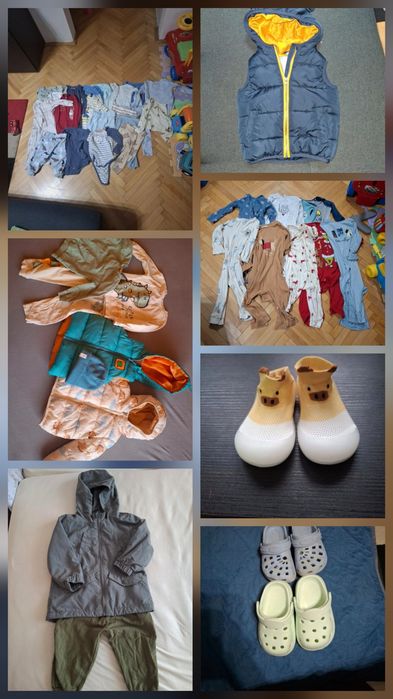 Lot haine bebelusi 86 plus 92 marime