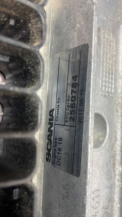 ECU Calculator motor Scania V8 R500 EMS S6  DC1619 L01