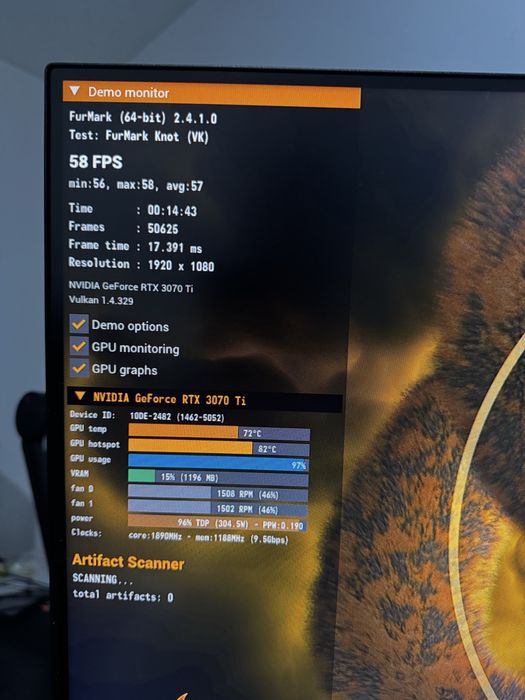 MSI 3070 ti gaming x trio