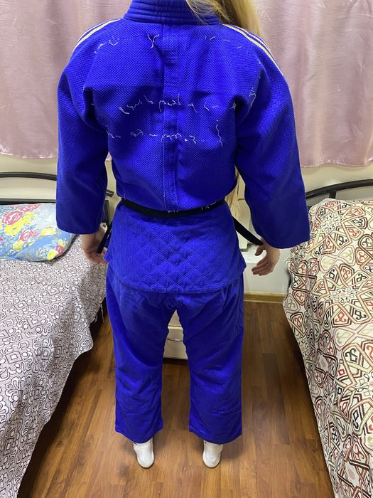 Көк кимоно Адидас 160размер