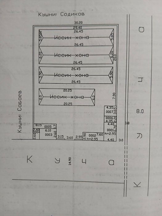 Arzon xovli Arzon uchastka Quruq er xisobida sotiladi