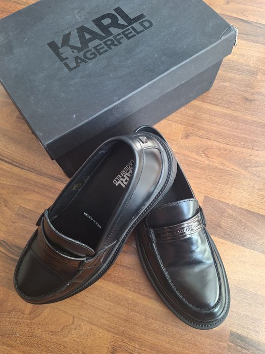 Pantofi Karl Lagerfeld Loafer din piele