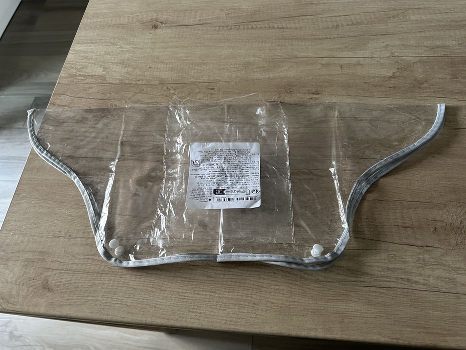 Manșoane / Husă Ploaie Transparentă Coarne Bicicletă cu Protecție Mâini - NOUĂ