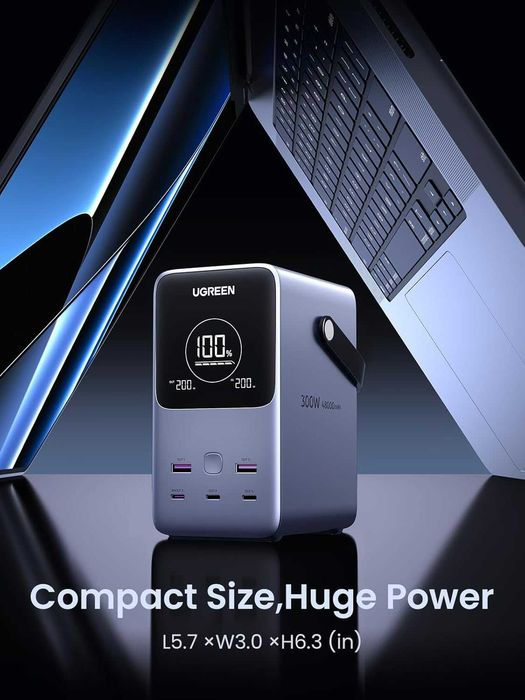 UGREEN 300W Power Bank 48,000mAh Portable FastCharger Digital Display