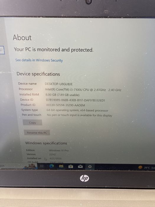 Лаптоп HP Probook