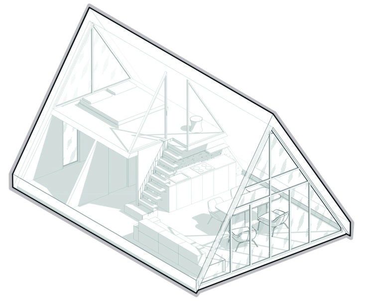 Cabane A frame din lemn