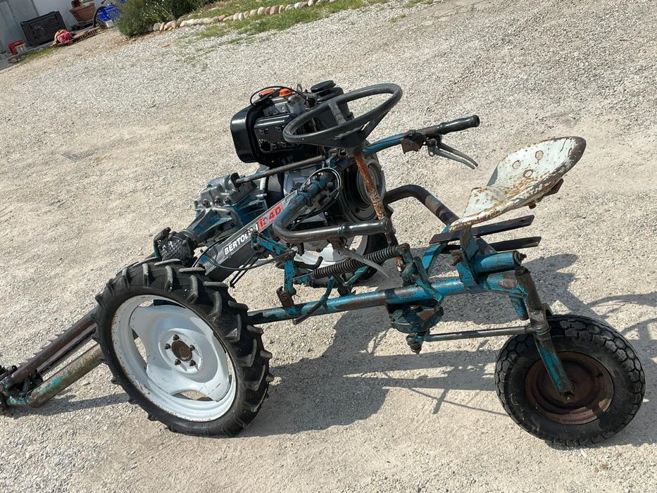 Cositoare BCS diesel motor lombardini, cu volan