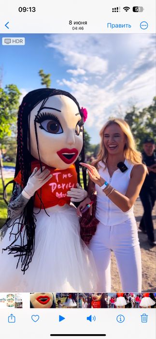 Ростовая кукла с костюмами