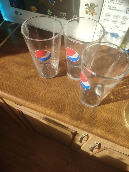 Стаканы Pepsi 3 шт!