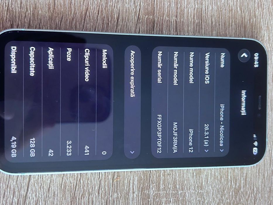 Iphone 12 verde 128gb stare impecabila