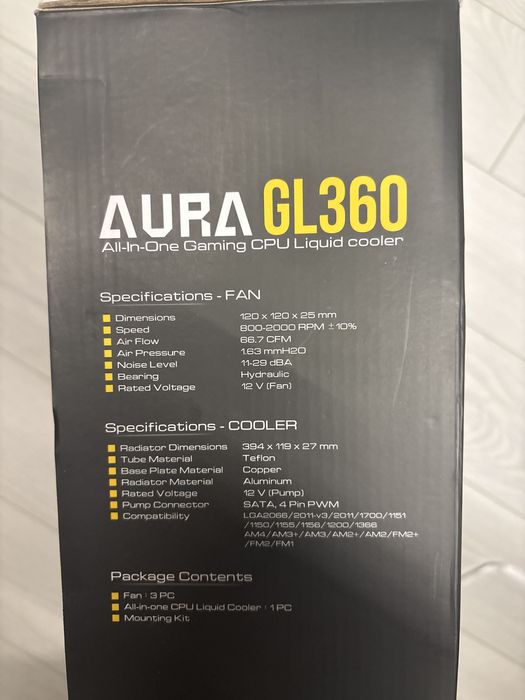 Cooler Aura GL360