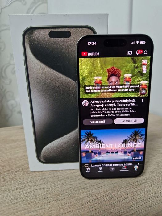 Iphone 15 Pro 128GB Natural Titanium