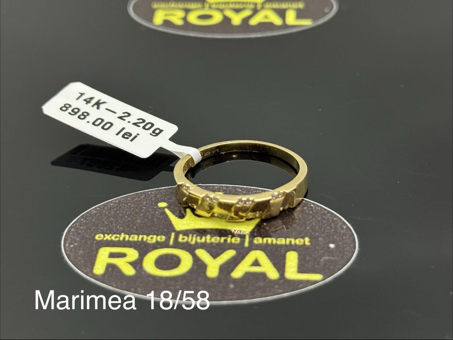 Bijuteria Royal: Inel aur 14k/2.20 gr