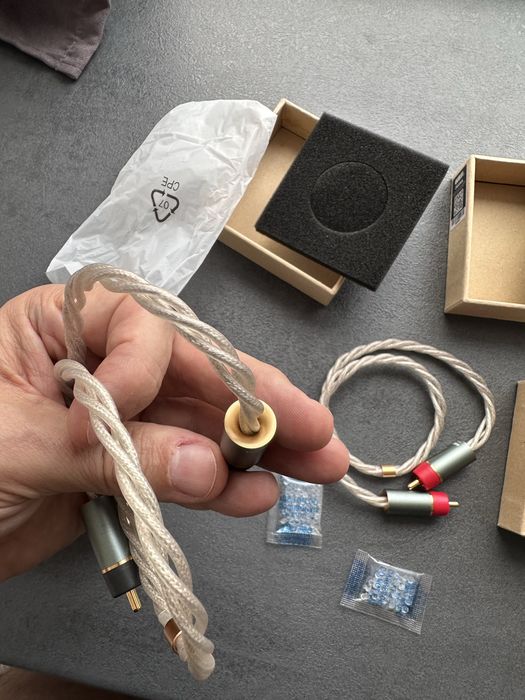 Cablu audio RCA coaxial analog R+L, ddHiFi RC 20A