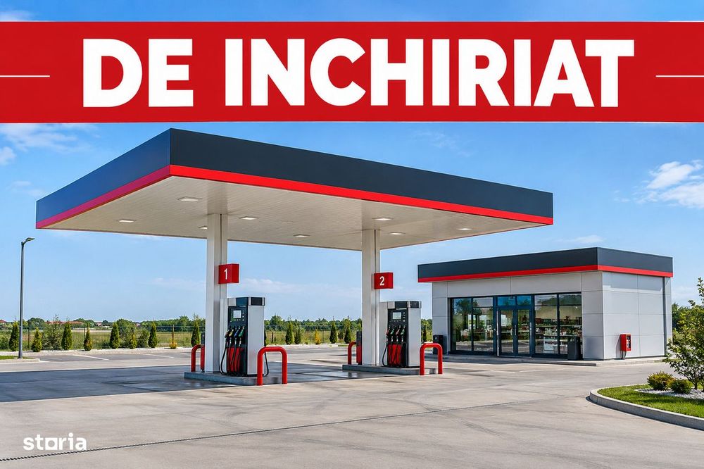 Teren de inchiriat 540 mp cu autorizatie pentru statie de carburanti