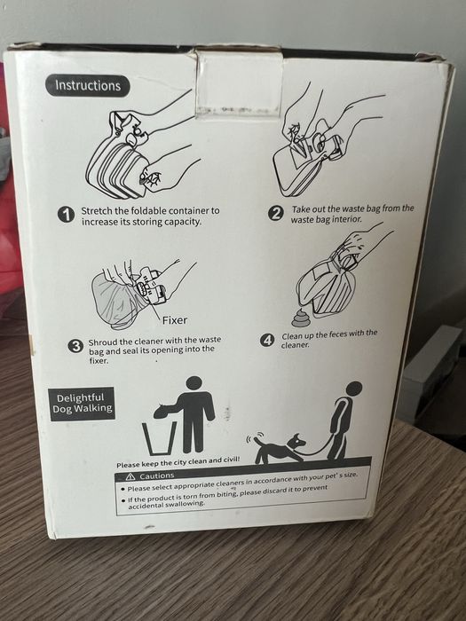 Poop Scoop-dispozitiv pentru strans excrementele catelului