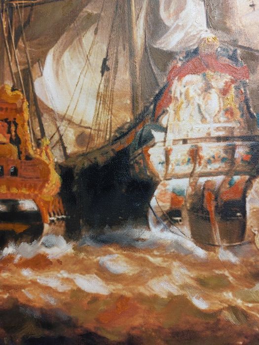 Картина репродукция  Кораби 110х84