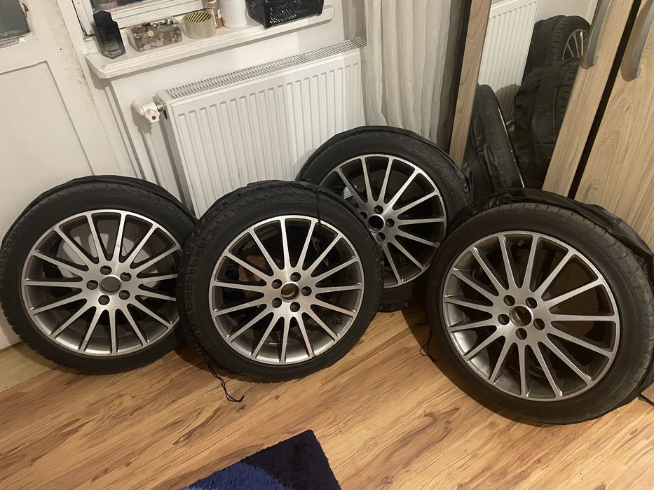 Jnate 5x100 r17 + cauciucuri