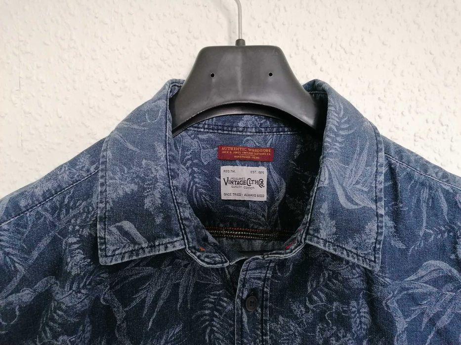 Елегантна мъжка риза Jack & Jones Premium с къс ръкав