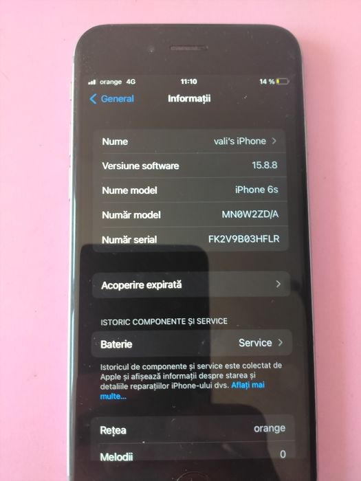 iPhone 6S,32GB îi cumpărat de pe public24