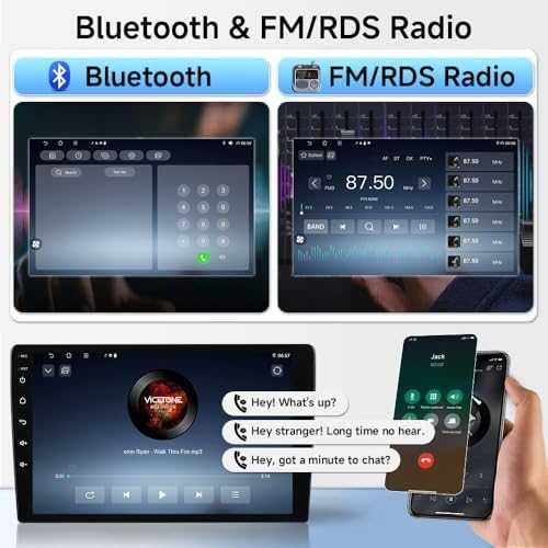 Нова Android 15 мултимедия 1DIN CarPlay Ducato 9" 4+64GB GPS за кола