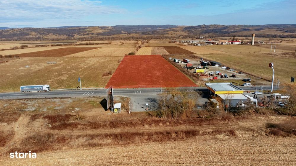 Teren intravilan 11.500 mp – zonă mixtă M2 – acces direct DN1