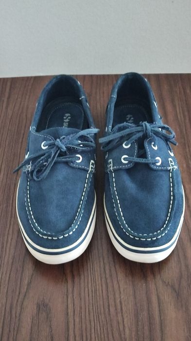 Мъжки велурени мокасини Superga